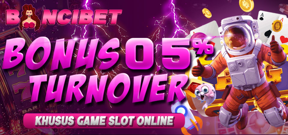 Bonus Turnover Mingguan Slot Online 0,5%